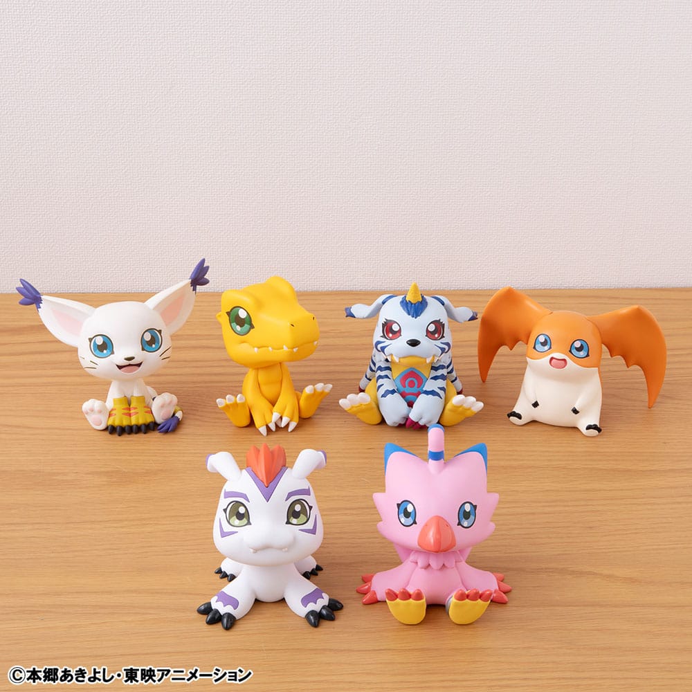 Piyomon & Gomamon Look Up (with gift) PVC Statue 11 cm Digimon Adventure Prizefiguren Yokina