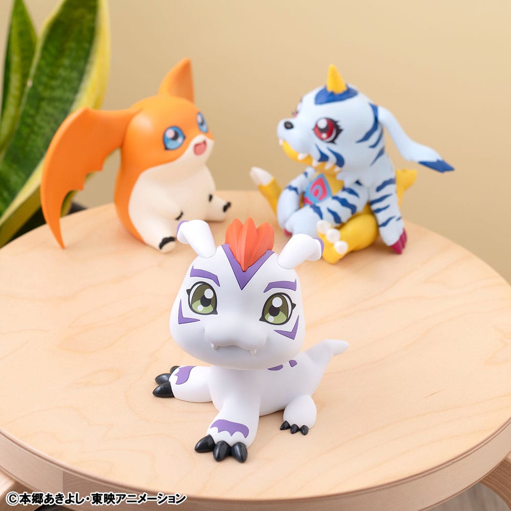Piyomon & Gomamon Look Up (with gift) PVC Statue 11 cm Digimon Adventure Prizefiguren Yokina