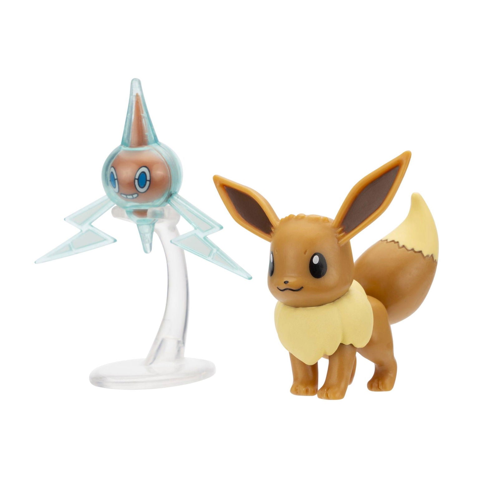 Pokémon Battle Figure Set Figuren 2er-Pack Evoli #4, Rotom 5 cm Minifiguren Yokina