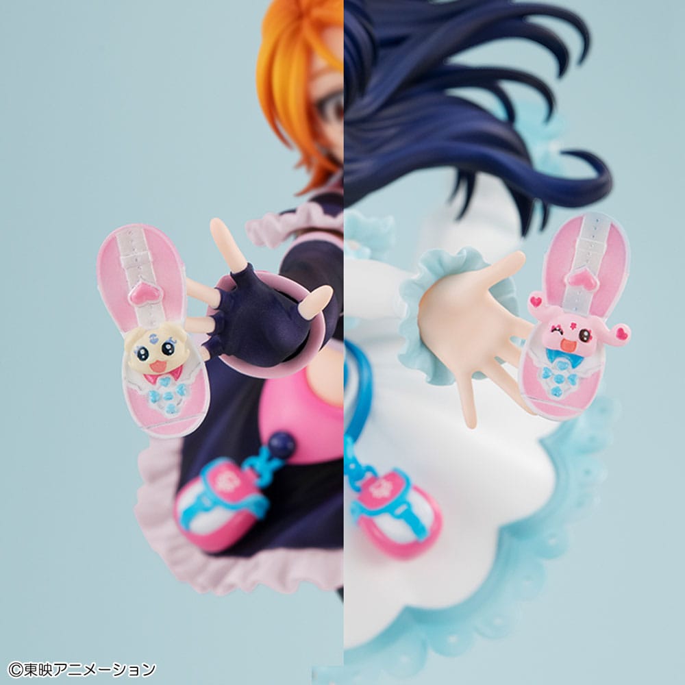 Pretty Cure PVC Statue Cure Black & Cure White 22 cm Prizefiguren Yokina