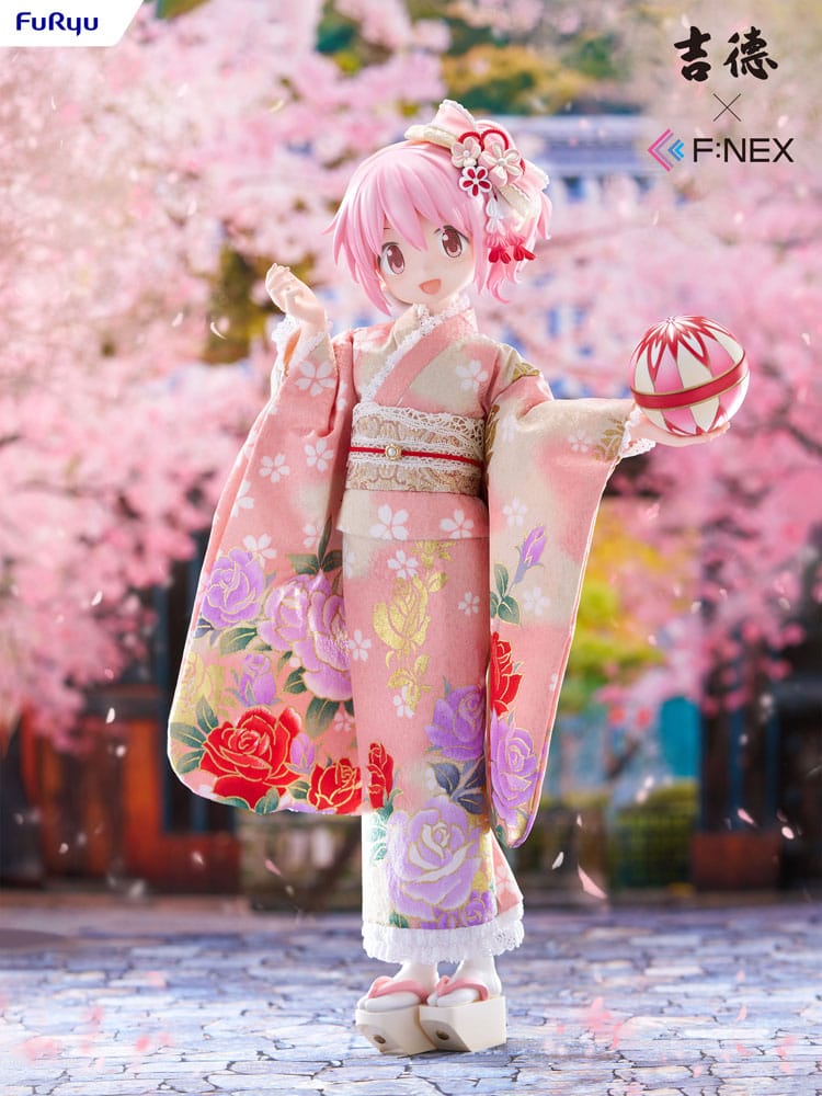 Puella Magi Madoka Magica F:NEX PVC Statue 1/4 Rebellion Madoka Kaname Japanese Doll 43 cm Scalefiguren Yokina