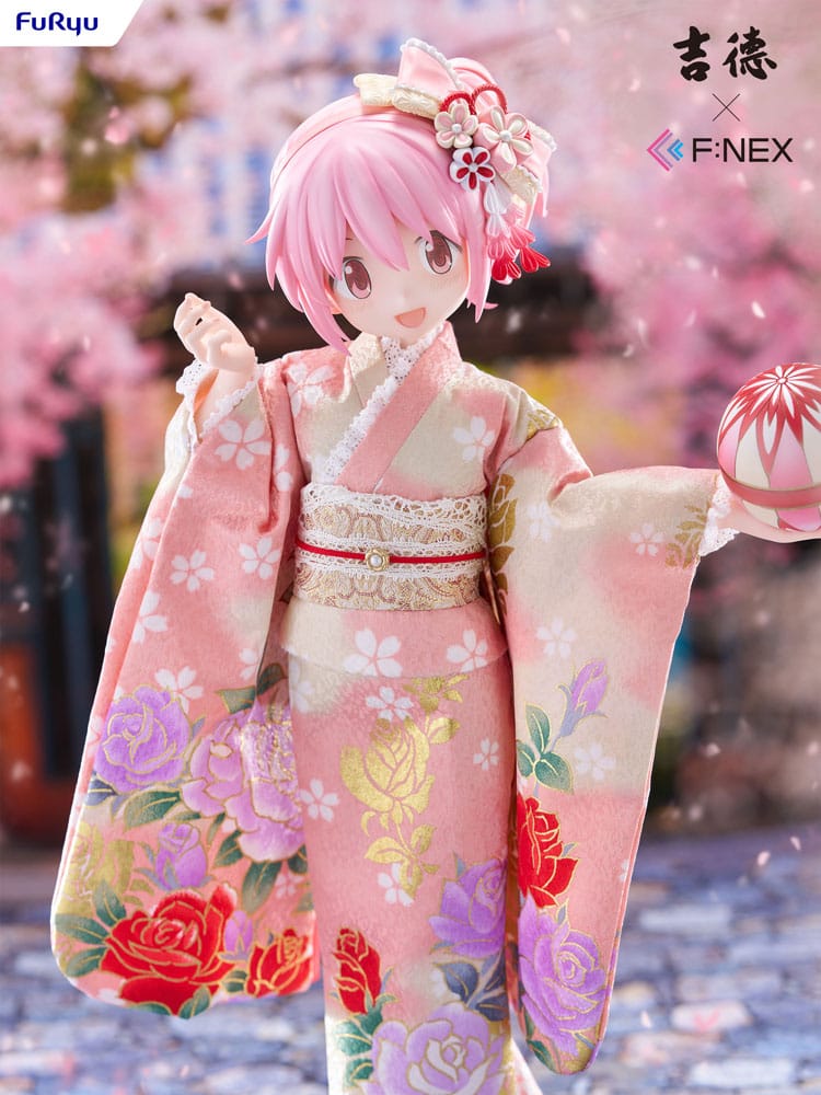 Puella Magi Madoka Magica F:NEX PVC Statue 1/4 Rebellion Madoka Kaname Japanese Doll 43 cm Scalefiguren Yokina