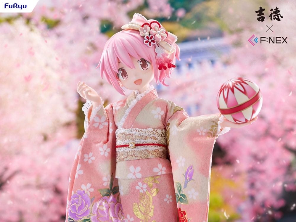 Puella Magi Madoka Magica F:NEX PVC Statue 1/4 Rebellion Madoka Kaname Japanese Doll 43 cm Scalefiguren Yokina
