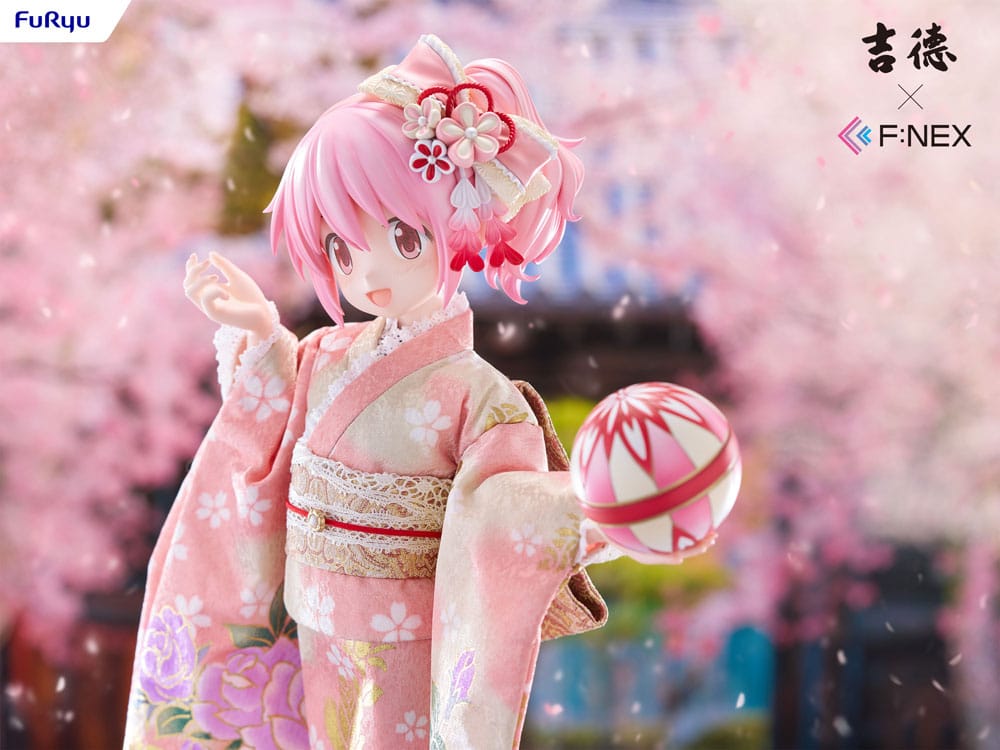 Puella Magi Madoka Magica F:NEX PVC Statue 1/4 Rebellion Madoka Kaname Japanese Doll 43 cm Scalefiguren Yokina