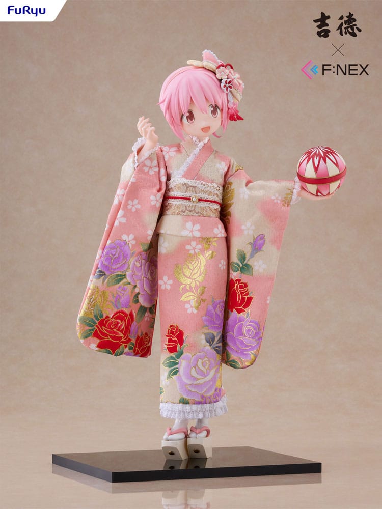 Puella Magi Madoka Magica F:NEX PVC Statue 1/4 Rebellion Madoka Kaname Japanese Doll 43 cm Scalefiguren Yokina