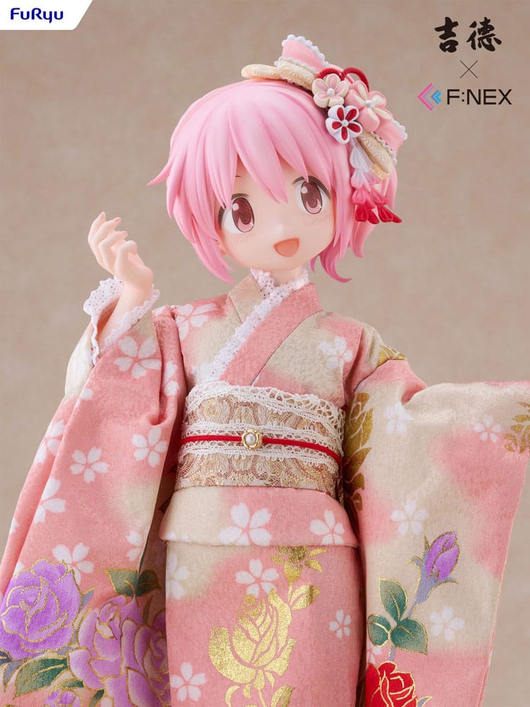 Puella Magi Madoka Magica F:NEX PVC Statue 1/4 Rebellion Madoka Kaname Japanese Doll 43 cm Scalefiguren Yokina