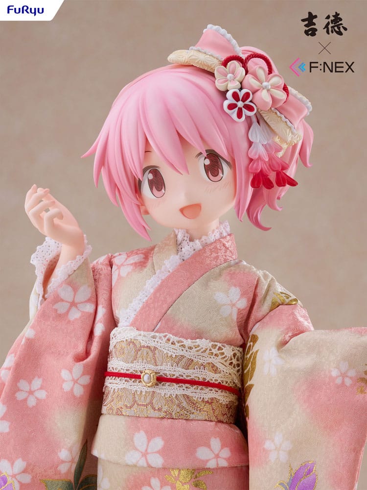 Puella Magi Madoka Magica F:NEX PVC Statue 1/4 Rebellion Madoka Kaname Japanese Doll 43 cm Scalefiguren Yokina