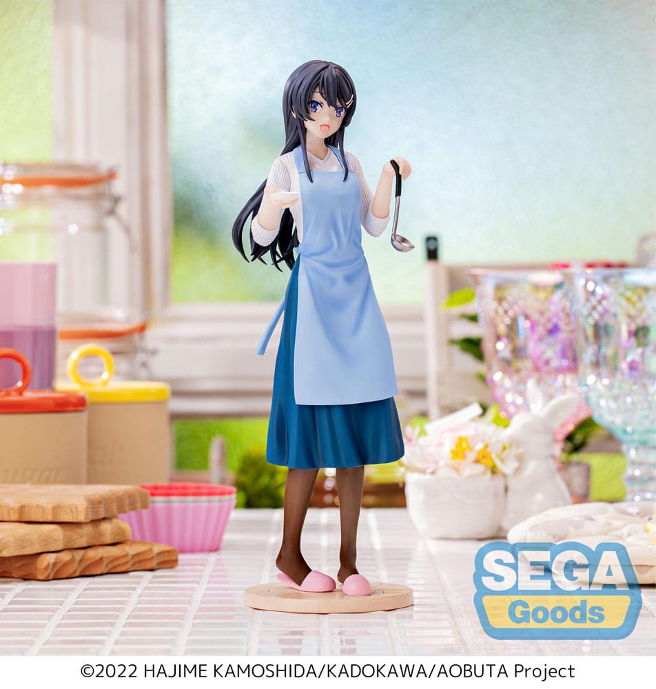 Rascal Does Not Dream of Bunny Girl Senpai Luminasta PVC Statue Mai Sakurajima Apron 14 cm Prizefiguren Yokina