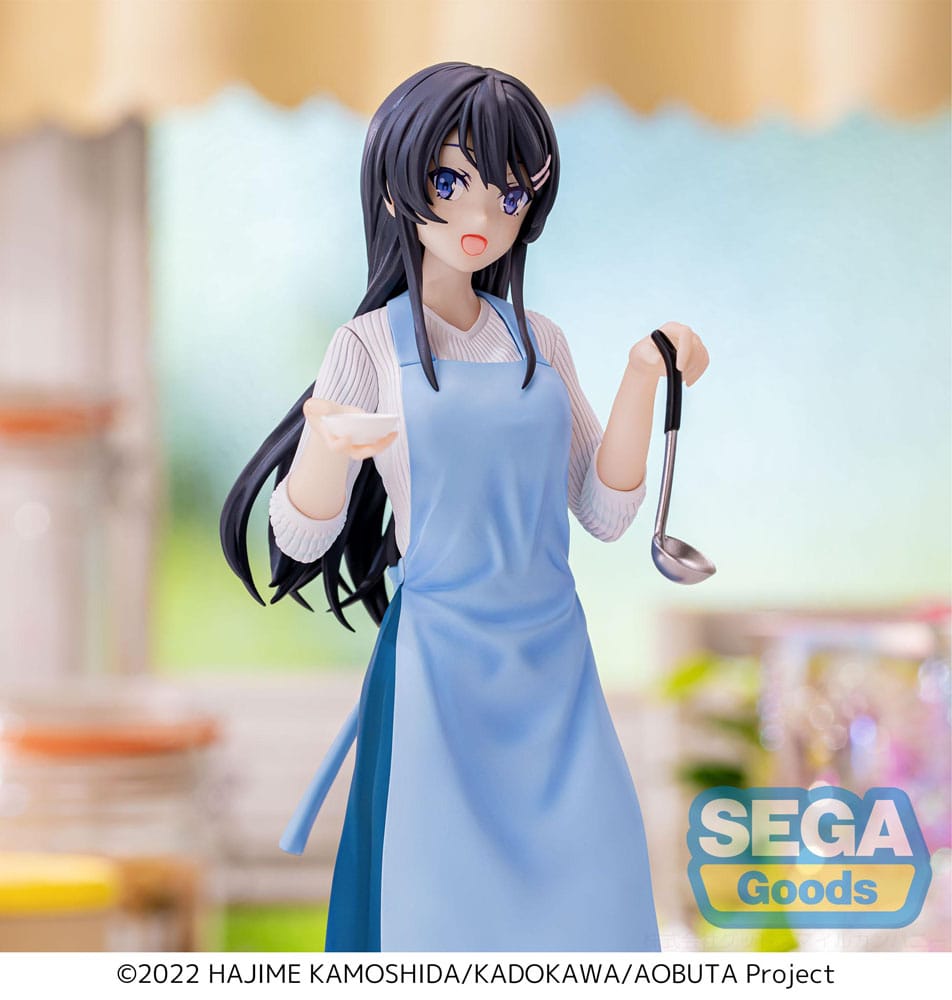 Rascal Does Not Dream of Bunny Girl Senpai Luminasta PVC Statue Mai Sakurajima Apron 14 cm Prizefiguren Yokina
