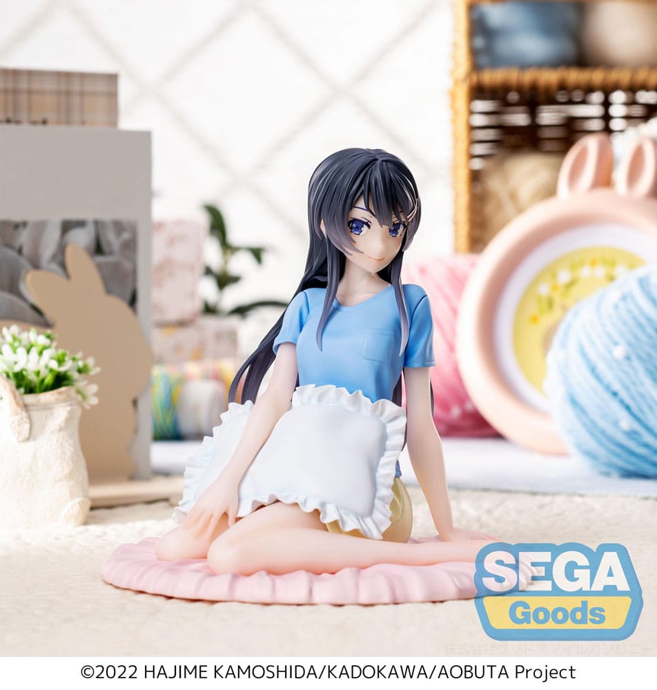 Rascal Does Not Dream of Bunny Girl Senpai Luminasta PVC Statue Mai Sakurajima Pajamas 14 cm Prizefiguren Yokina
