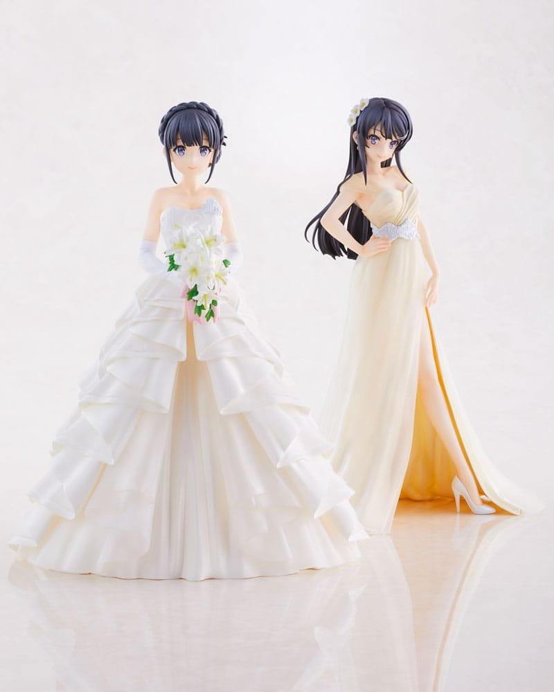 Rascal Does Not Dream of Bunny Girl Senpai Statue 1/7 Shoko Makinohara Wedding ver 22 cm Scalefiguren Yokina