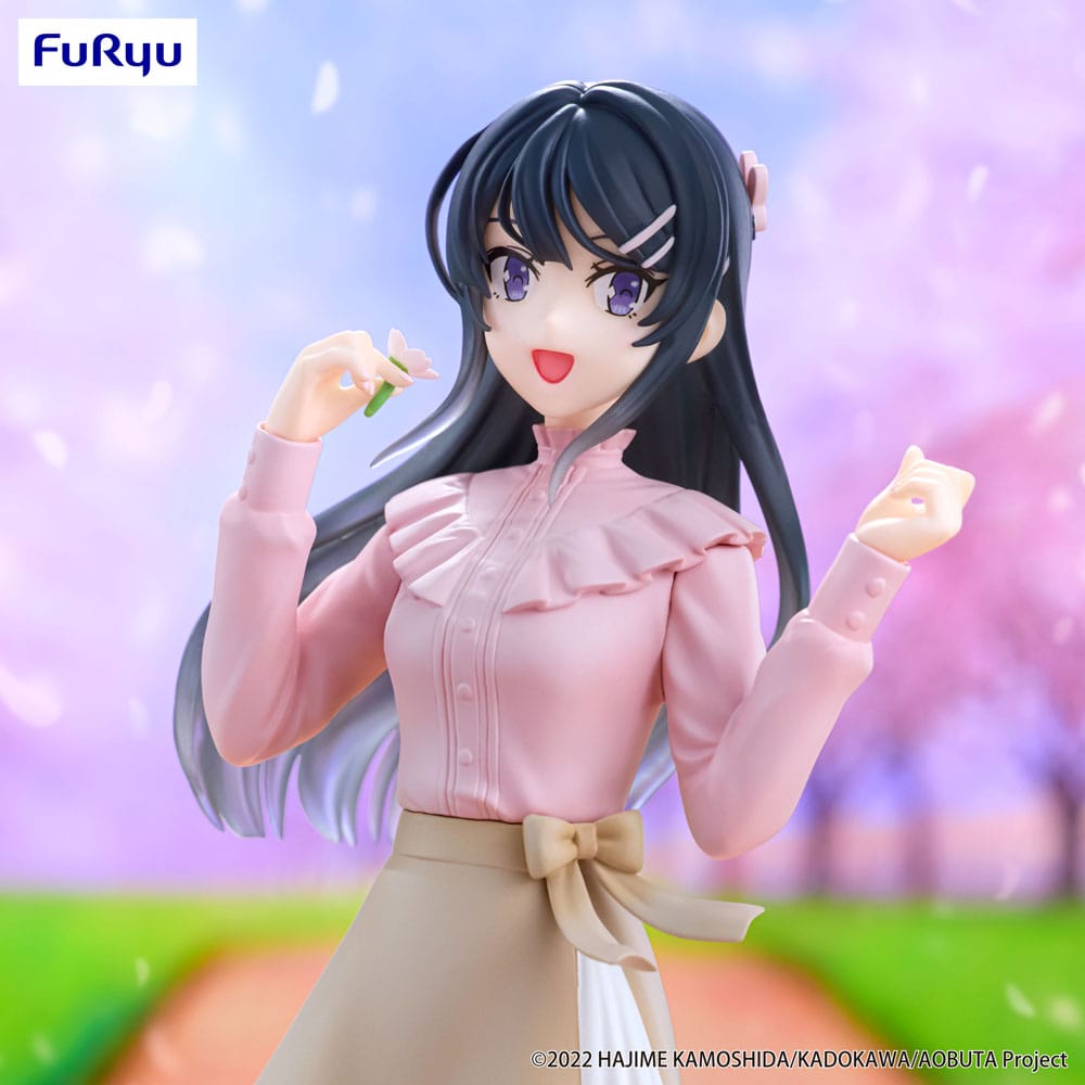 Rascal Does Not Dream of Bunny Girl Senpai Trio-Try-iT PVC Statue Mai Sakurajima Spring Outfit Ver. 21 cm Prizefiguren Yokina