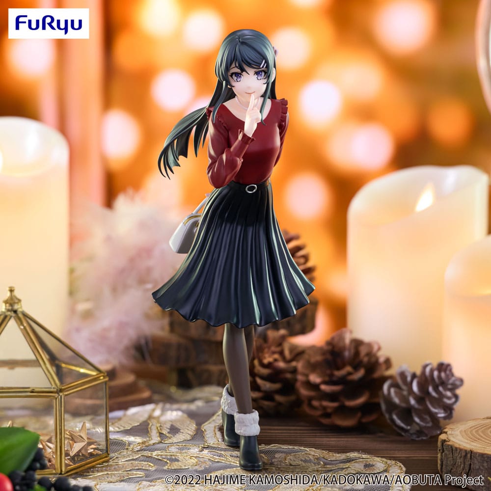 Rascal Does Not Dream of Bunny Girl Senpai Trio-Try-iT PVC Statue Mai Sakurajima Winter Outfit Ver. 21 cm Prizefiguren Yokina