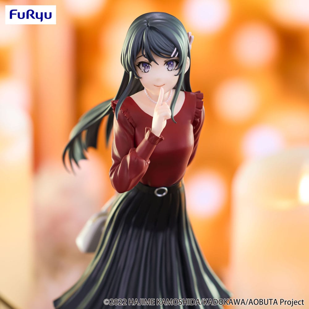 Rascal Does Not Dream of Bunny Girl Senpai Trio-Try-iT PVC Statue Mai Sakurajima Winter Outfit Ver. 21 cm Prizefiguren Yokina