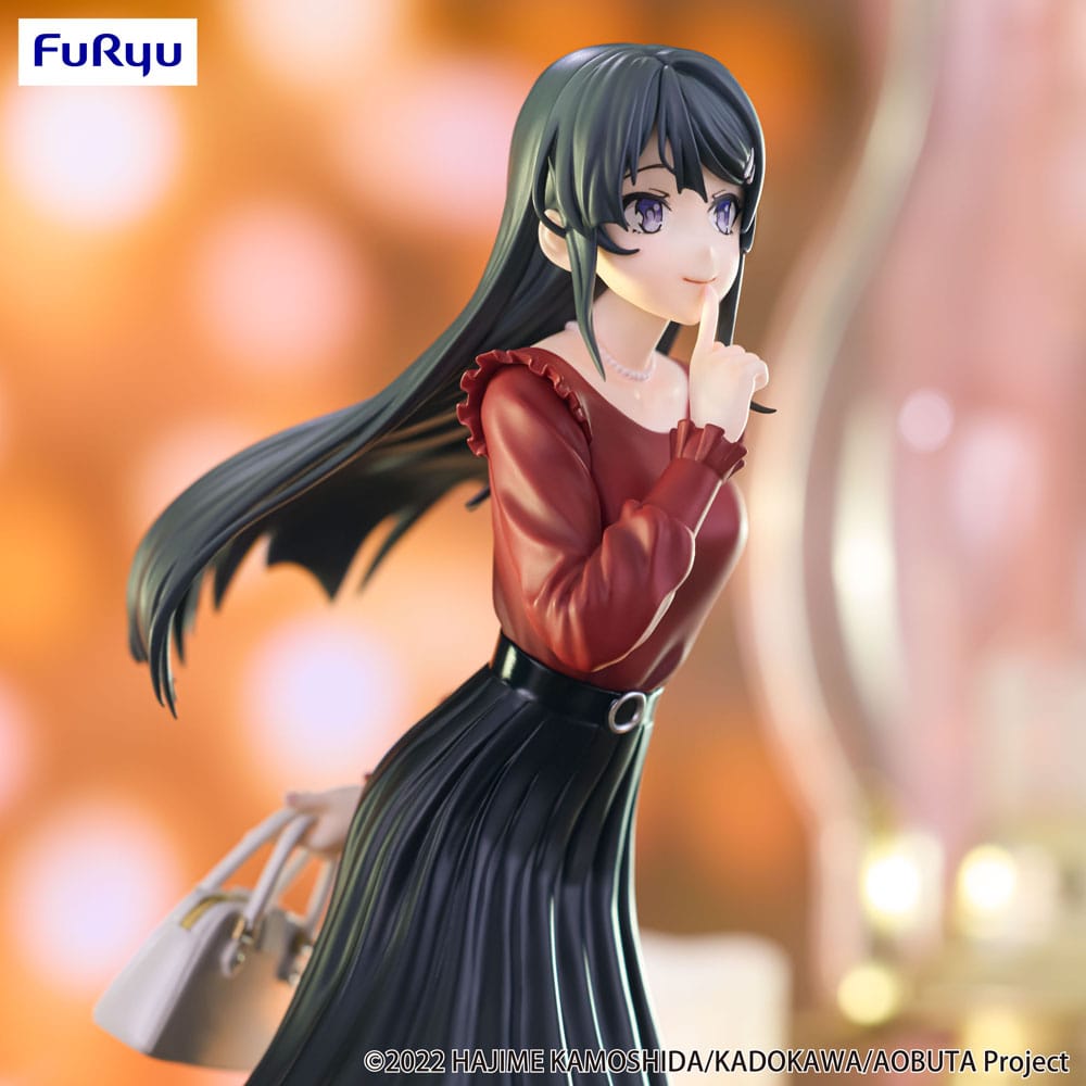 Rascal Does Not Dream of Bunny Girl Senpai Trio-Try-iT PVC Statue Mai Sakurajima Winter Outfit Ver. 21 cm Prizefiguren Yokina