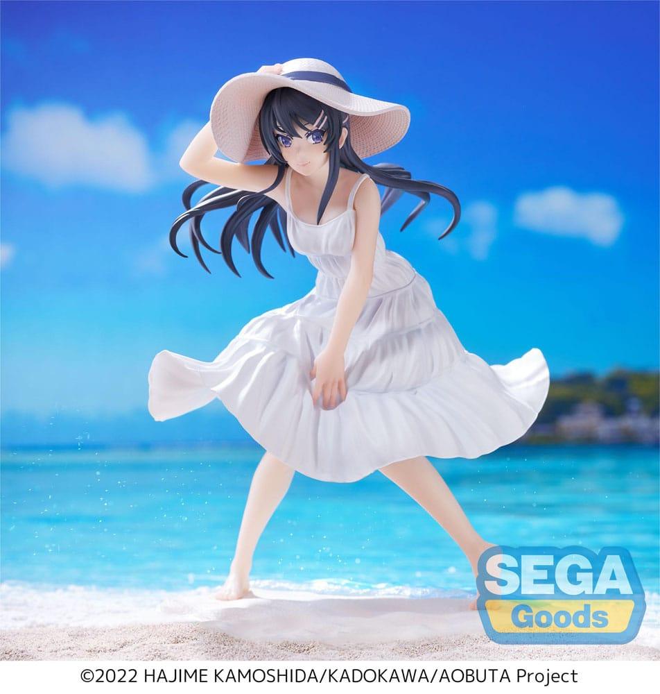 Rascal Does Not Dream of a Bunny Girl Senpai Luminasta PVC Statue Mai Sakurajima Summer Dress 17 cm Prizefiguren Yokina