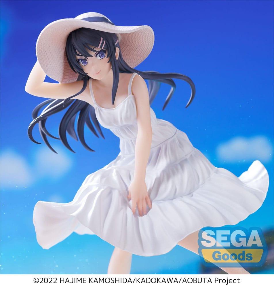 Rascal Does Not Dream of a Bunny Girl Senpai Luminasta PVC Statue Mai Sakurajima Summer Dress 17 cm Prizefiguren Yokina