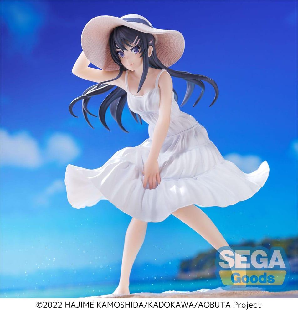Rascal Does Not Dream of a Bunny Girl Senpai Luminasta PVC Statue Mai Sakurajima Summer Dress 17 cm Prizefiguren Yokina