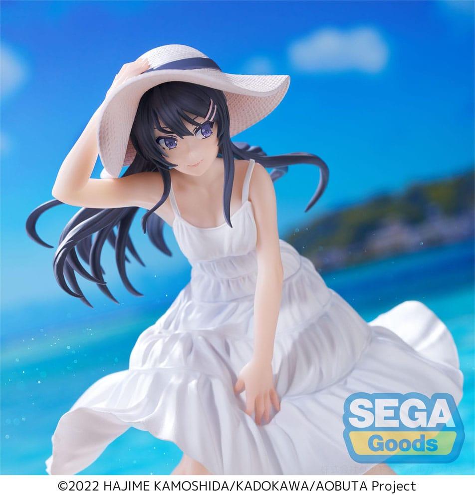 Rascal Does Not Dream of a Bunny Girl Senpai Luminasta PVC Statue Mai Sakurajima Summer Dress 17 cm Prizefiguren Yokina