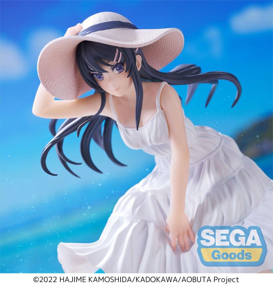 Rascal Does Not Dream of a Bunny Girl Senpai Luminasta PVC Statue Mai Sakurajima Summer Dress 17 cm Prizefiguren Yokina