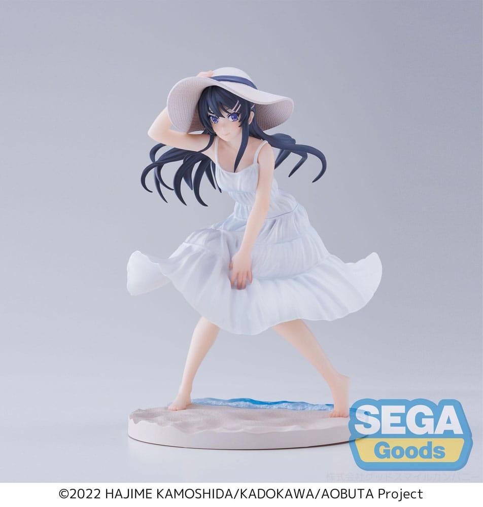 Rascal Does Not Dream of a Bunny Girl Senpai Luminasta PVC Statue Mai Sakurajima Summer Dress 17 cm Prizefiguren Yokina