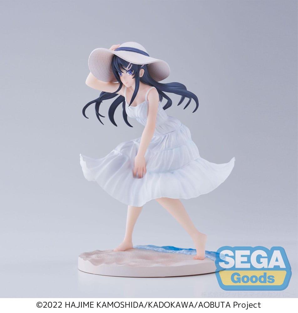Rascal Does Not Dream of a Bunny Girl Senpai Luminasta PVC Statue Mai Sakurajima Summer Dress 17 cm Prizefiguren Yokina
