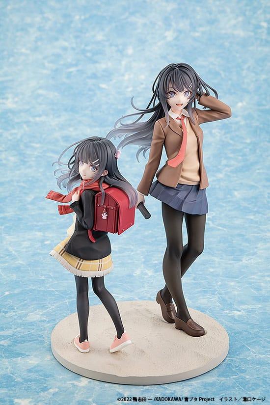 Rascal Does Not Dream of a Knapsack Kid PVC Statue Mai Sakurajima High School Graduation Ver. & Knapsack Kid 19 cm Prizefiguren Yokina