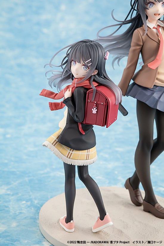 Rascal Does Not Dream of a Knapsack Kid PVC Statue Mai Sakurajima High School Graduation Ver. & Knapsack Kid 19 cm Prizefiguren Yokina
