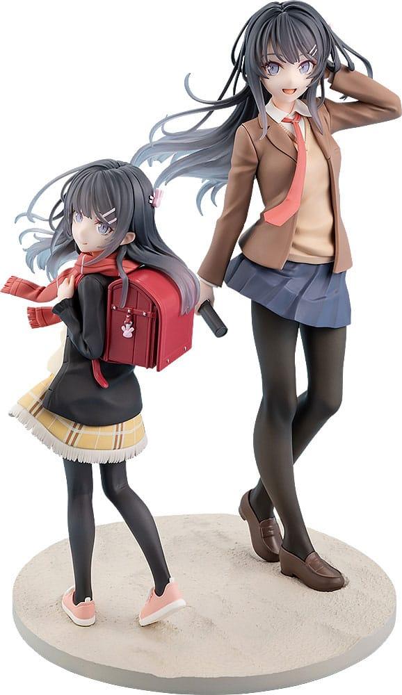 Rascal Does Not Dream of a Knapsack Kid PVC Statue Mai Sakurajima High School Graduation Ver. & Knapsack Kid 19 cm Prizefiguren Yokina