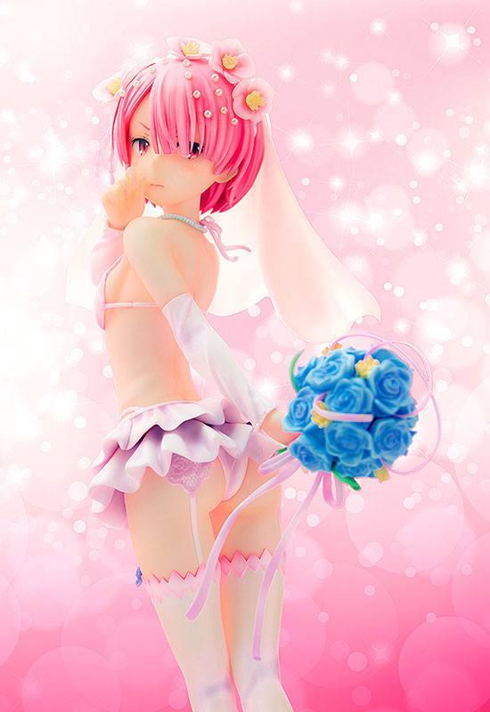 Re:ZERO -Starting Life in Another World- PVC Statue 1/7 Ram Wedding Ver. 22 cm Scalefiguren Yokina