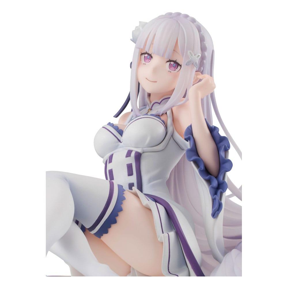 Re:ZERO Starting Life in Another World Melty Princess PVC Statue Emilia Palm Size 9 cm Prizefiguren Yokina