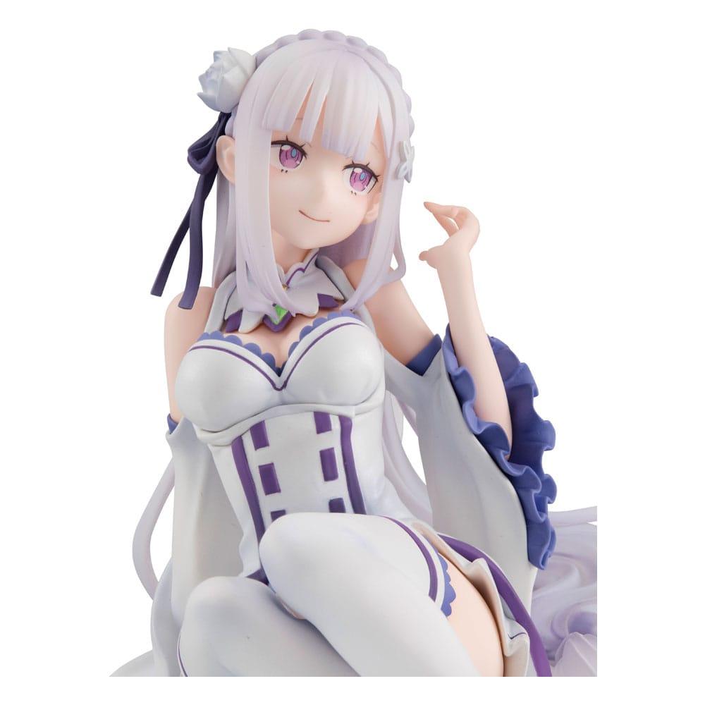 Re:ZERO Starting Life in Another World Melty Princess PVC Statue Emilia Palm Size 9 cm Prizefiguren Yokina