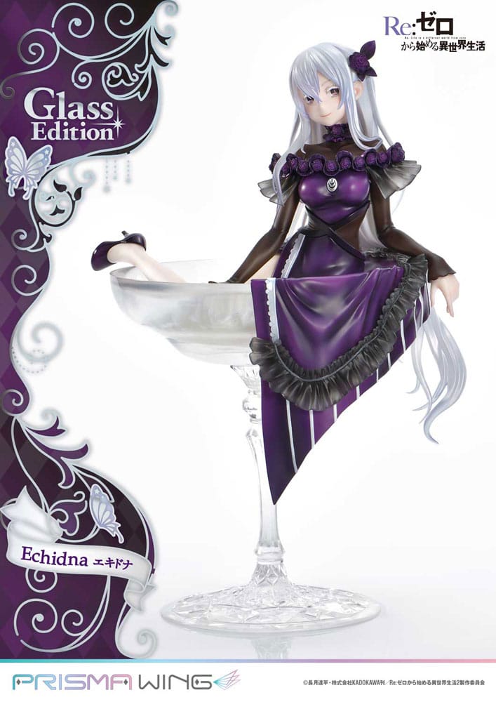 Re:ZERO Starting Life in Another World Prisma Wing PVC Statue 1/7 Echidna Glass Edition 24 cm Scalefiguren Yokina