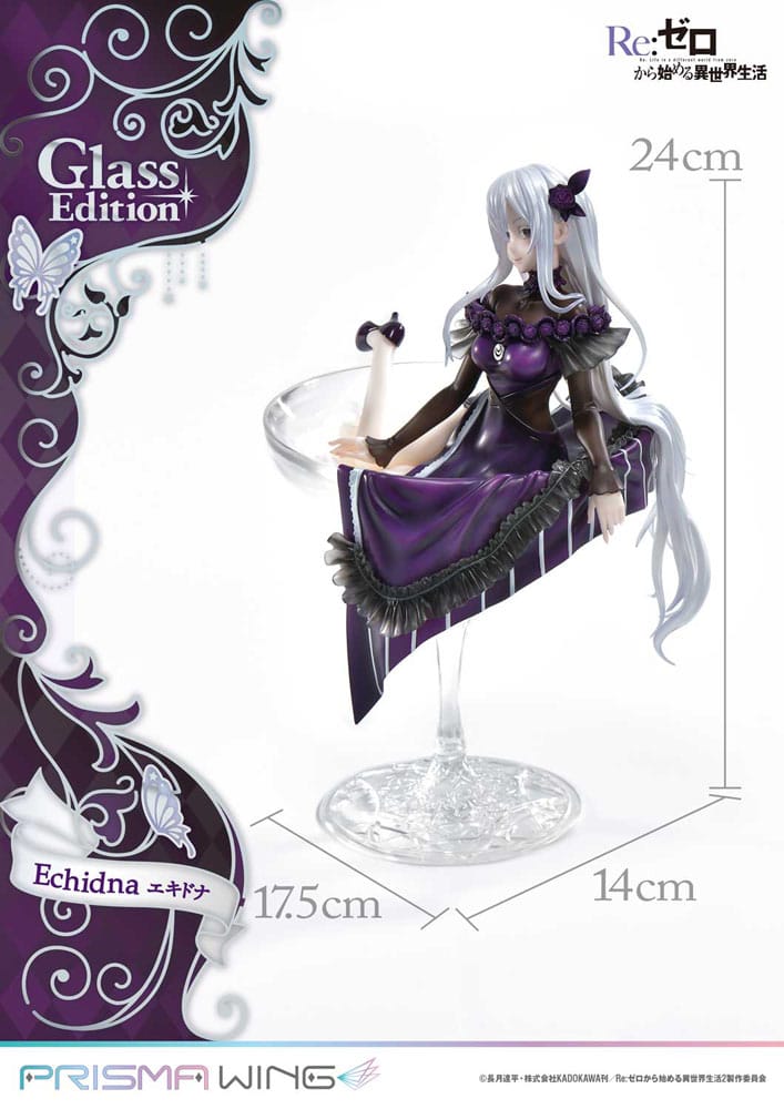 Re:ZERO Starting Life in Another World Prisma Wing PVC Statue 1/7 Echidna Glass Edition 24 cm Scalefiguren Yokina