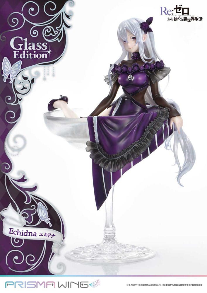 Re:ZERO Starting Life in Another World Prisma Wing PVC Statue 1/7 Echidna Glass Edition 24 cm Scalefiguren Yokina