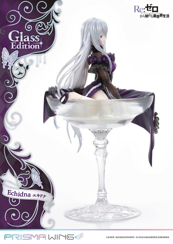 Re:ZERO Starting Life in Another World Prisma Wing PVC Statue 1/7 Echidna Glass Edition 24 cm Scalefiguren Yokina