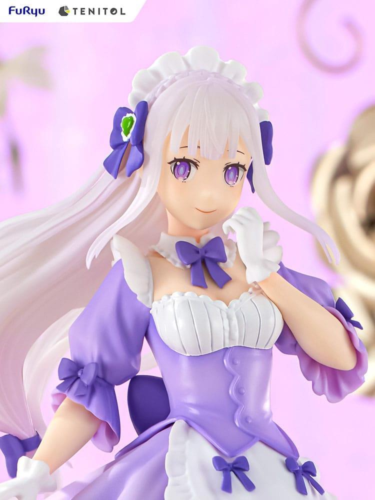 Re:ZERO Starting Life in Another World Tenitol PVC Statue Maid Emilia 28 cm Prizefiguren Yokina