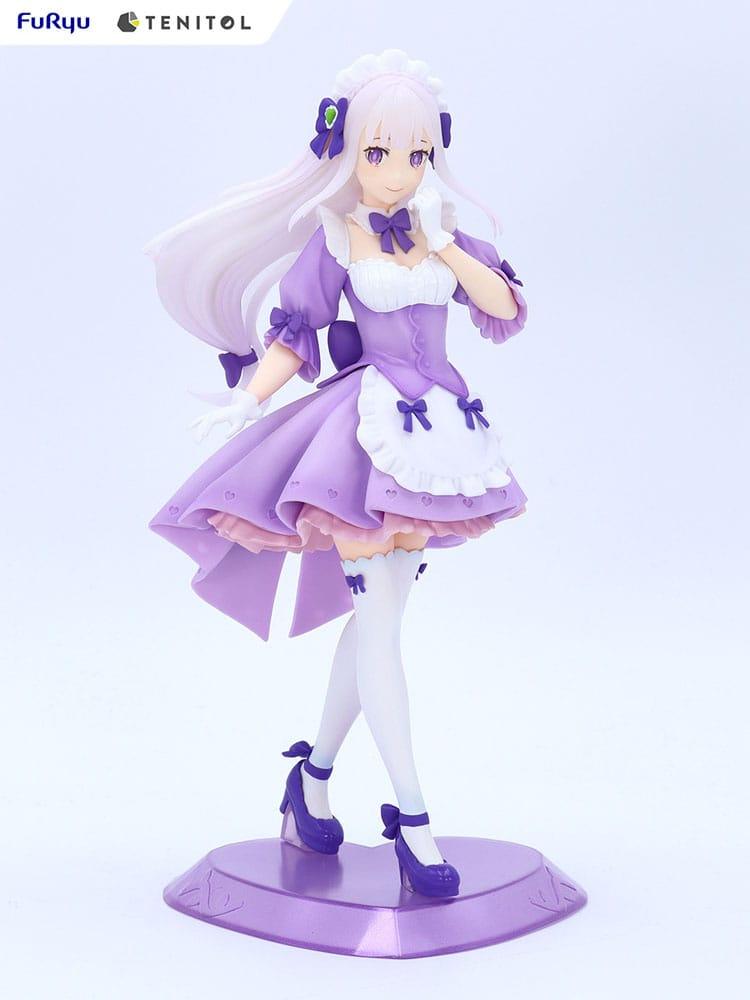 Re:ZERO Starting Life in Another World Tenitol PVC Statue Maid Emilia 28 cm Prizefiguren Yokina