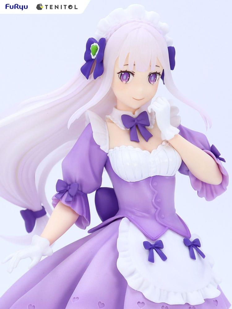 Re:ZERO Starting Life in Another World Tenitol PVC Statue Maid Emilia 28 cm Prizefiguren Yokina