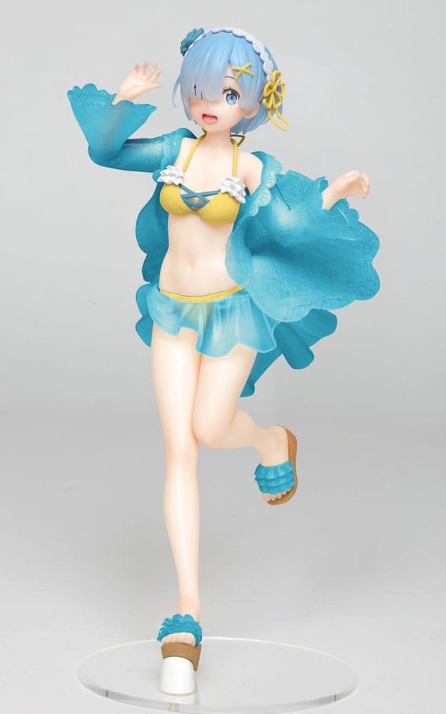 Re:Zero Precious PVC Statue Rem Original Frill Swimwear Ver. Renewal Edition 23 cm Prizefiguren Yokina