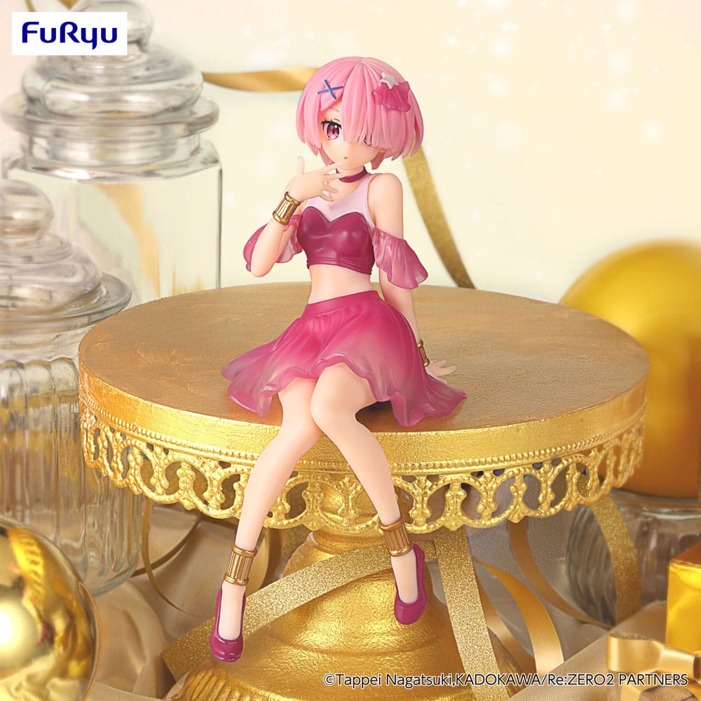 Re:Zero Starting Life in Another World Noodle Stopper PVC Statue Ram Twinkle Party Another Color Ver. 14 cm Prizefiguren Yokina