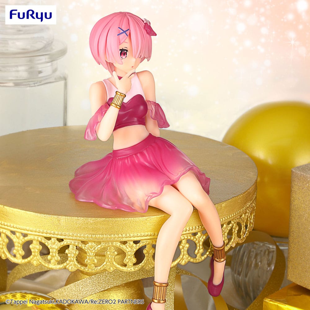 Re:Zero Starting Life in Another World Noodle Stopper PVC Statue Ram Twinkle Party Another Color Ver. 14 cm Prizefiguren Yokina