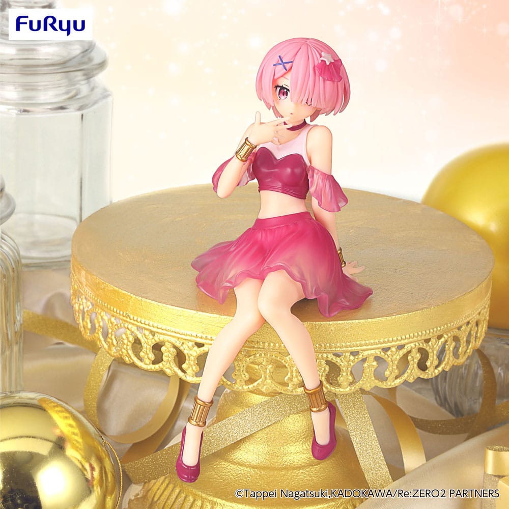 Re:Zero Starting Life in Another World Noodle Stopper PVC Statue Ram Twinkle Party Another Color Ver. 14 cm Prizefiguren Yokina