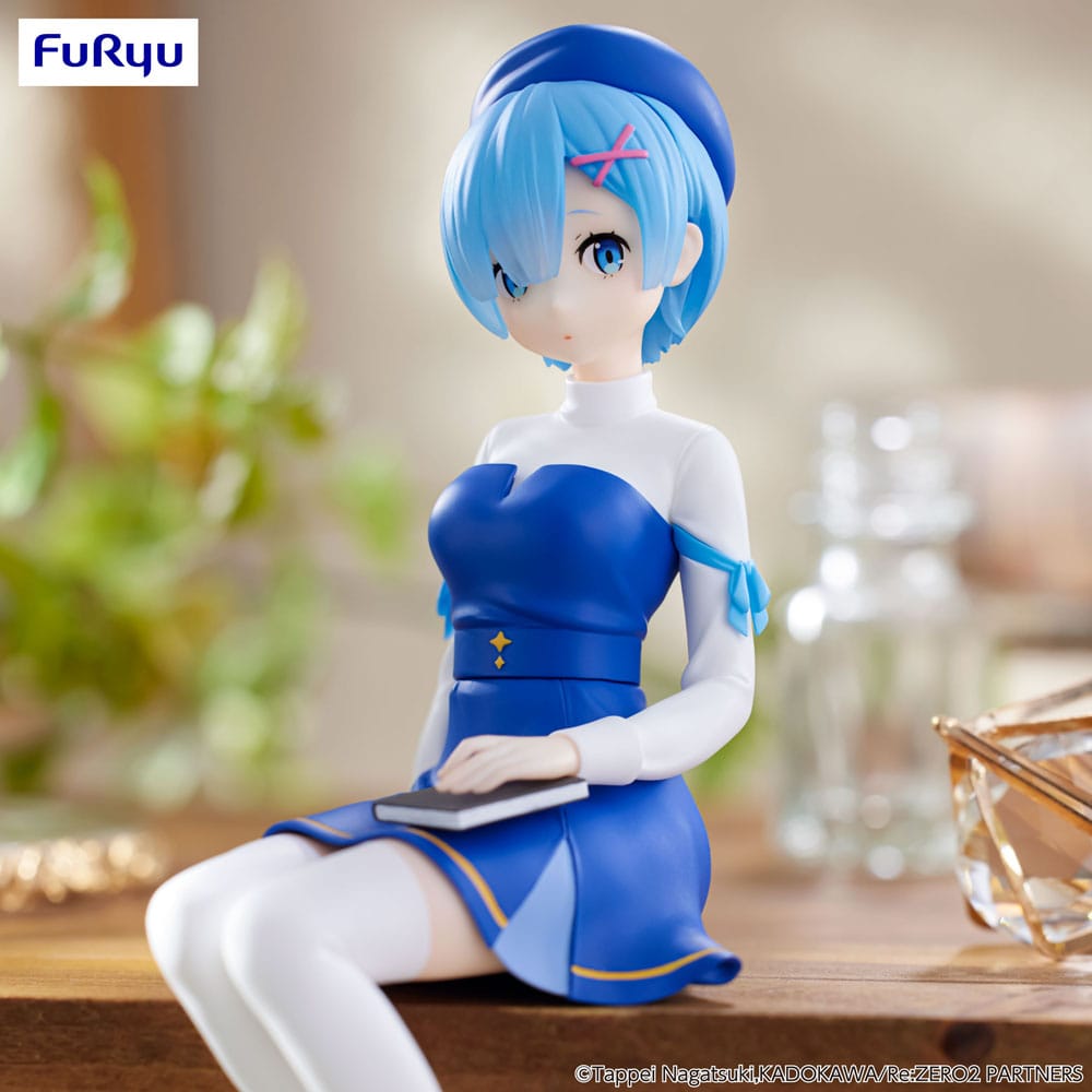 Re:Zero Starting Life in Another World Noodle Stopper PVC Statue Rem Book Girl Ver. 15 cm Prizefiguren Yokina