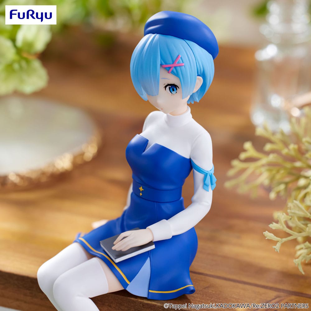 Re:Zero Starting Life in Another World Noodle Stopper PVC Statue Rem Book Girl Ver. 15 cm Prizefiguren Yokina