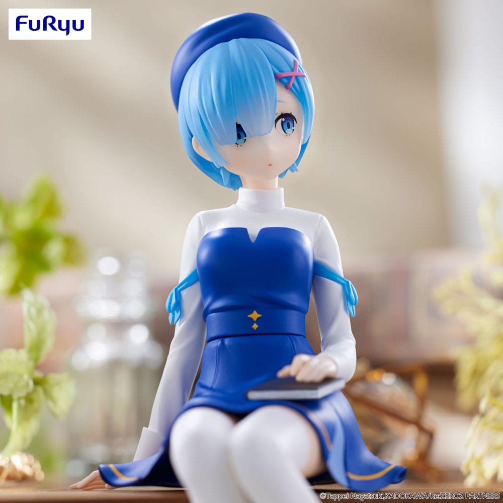 Re:Zero Starting Life in Another World Noodle Stopper PVC Statue Rem Book Girl Ver. 15 cm Prizefiguren Yokina