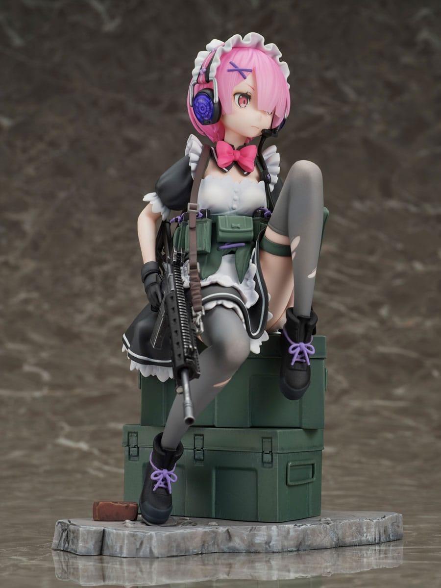 Re:Zero Starting Life in Another World PVC Statue 1/7 Ram Military Ver. 20 cm Scalefiguren Yokina