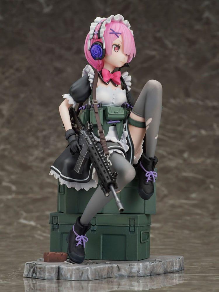Re:Zero Starting Life in Another World PVC Statue 1/7 Ram Military Ver. 20 cm Scalefiguren Yokina