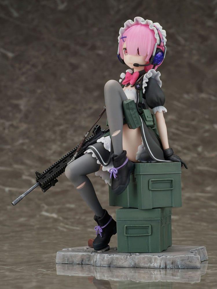 Re:Zero Starting Life in Another World PVC Statue 1/7 Ram Military Ver. 20 cm Scalefiguren Yokina