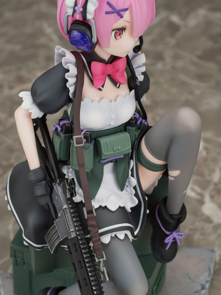 Re:Zero Starting Life in Another World PVC Statue 1/7 Ram Military Ver. 20 cm Scalefiguren Yokina